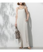 【23区/NIJYUSANKU】の【一部店舗限定/吸水速乾/UVカット/接触冷感/洗える】ストレッチジョーゼット オールインワン ベージュ系|ID:prp329100004534448