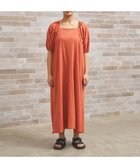 【ジェイプレスヨークストリート/J.PRESS YORK STREET】の【WOMEN】コットンワッシャーリラックス ワンピース オレンジ系|ID: prp329100004534488 ipo3291000000033380596