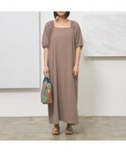 【ジェイプレスヨークストリート/J.PRESS YORK STREET】の【WOMEN】コットンワッシャーリラックス ワンピース ブラウン系|ID: prp329100004534488 ipo3291000000033380597