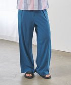 【ジェイプレスヨークストリート/J.PRESS YORK STREET】の【WOMEN】コットンワッシャータックワイド パンツ ピーコックグリーン系|ID: prp329100004534491 ipo3291000000032549989