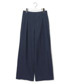 【ジェイプレスヨークストリート/J.PRESS YORK STREET】の【WOMEN】コットンワッシャータックワイド パンツ ネイビー系|ID: prp329100004534491 ipo3291000000032647494