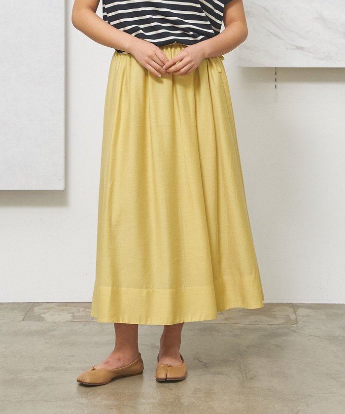 【ジェイプレスヨークストリート/J.PRESS YORK STREET】の【WOMEN】シアーフレアギャザー スカート インテリア・キッズ・メンズ・レディースファッション・服の通販 founy(ファニー) https://founy.com/ ファッション Fashion レディースファッション Fashion for Women スカート Skirts 春 Spring シアー Sheer, See-Through ショート Short, Short Length シンプル Simple, Minimal トレンド Trend, Trending Now フィット Fit, Slim Fit フレア Flare, Flared ロング Long, Long-Length S/S・春夏 SS, Spring/Summer, Warm Season 夏 Summer エレガント 上品 Elegant |ID: prp329100004534498 ipo3291000000032730448