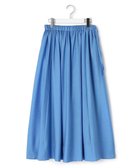 【ジェイプレスヨークストリート/J.PRESS YORK STREET】の【WOMEN】シアーフレアギャザー スカート ブルー系|ID: prp329100004534498 ipo3291000000032730450