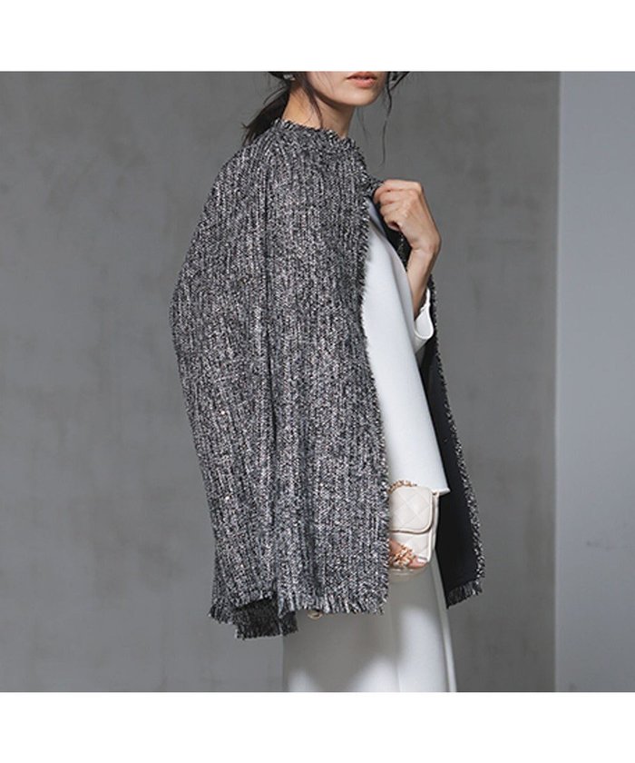 【アイシービー/iCB】のスパングルツイード ノーカラーコート インテリア・キッズ・メンズ・レディースファッション・服の通販 founy(ファニー) https://founy.com/ ファッション Fashion レディースファッション Ladies' Fashion Online アウター Coat Outerwear コート Coats ジャケット Jackets シンプル Simple ジャケット Jacket スパンコール Sequins ツイード Tweed トレンド Trend ボトム Bottom ミドル Middle A/W・秋冬 Aw・Autumn/Winter・Fw・Fall-Winter おすすめ Recommend 2024年 2024 エレガント 上品 Elegant セレモニー Ceremony 2024-2025秋冬・A/W Aw/Autumn/Winter/Fw/Fall/2024-2025 |ID: prp329100004535144 ipo3291000000032650026