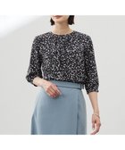 【ジェイ プレス/J.PRESS】の【洗える】スパンローンフラワープリント クルーネック ブラウス ネイビーベース系|ID: prp329100004535145 ipo3291000000033513600