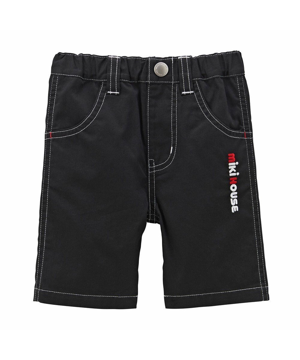 【ミキハウスホットビスケッツ/MIKI HOUSE HOT BISCUITS / KIDS】の【ミキハウス】【80-130cm】6分丈パンツ インテリア・キッズ・メンズ・レディースファッション・服の通販 founy(ファニー) 　ファッション　Fashion　キッズファッション　KIDS Children’s Clothing　ボトムス　Bottoms/Kids　カラフル　Colorful　ツイル　Twill　ポケット　Pocket　再入荷　Restock/Back In Stock/Re Arrival　夏　Summer　春　Spring　S/S・春夏　Ss・Spring/Summer　黒|ID: prp329100004535160 ipo3291000000032439350