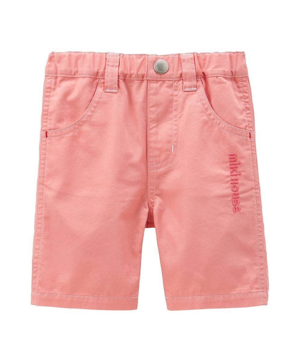 【ミキハウスホットビスケッツ/MIKI HOUSE HOT BISCUITS / KIDS】の【ミキハウス】【80-130cm】6分丈パンツ インテリア・キッズ・メンズ・レディースファッション・服の通販 founy(ファニー) 　ファッション　Fashion　キッズファッション　KIDS Children’s Clothing　ボトムス　Bottoms/Kids　カラフル　Colorful　ツイル　Twill　ポケット　Pocket　再入荷　Restock/Back In Stock/Re Arrival　夏　Summer　春　Spring　S/S・春夏　Ss・Spring/Summer　サーモンピンク|ID: prp329100004535160 ipo3291000000032439352