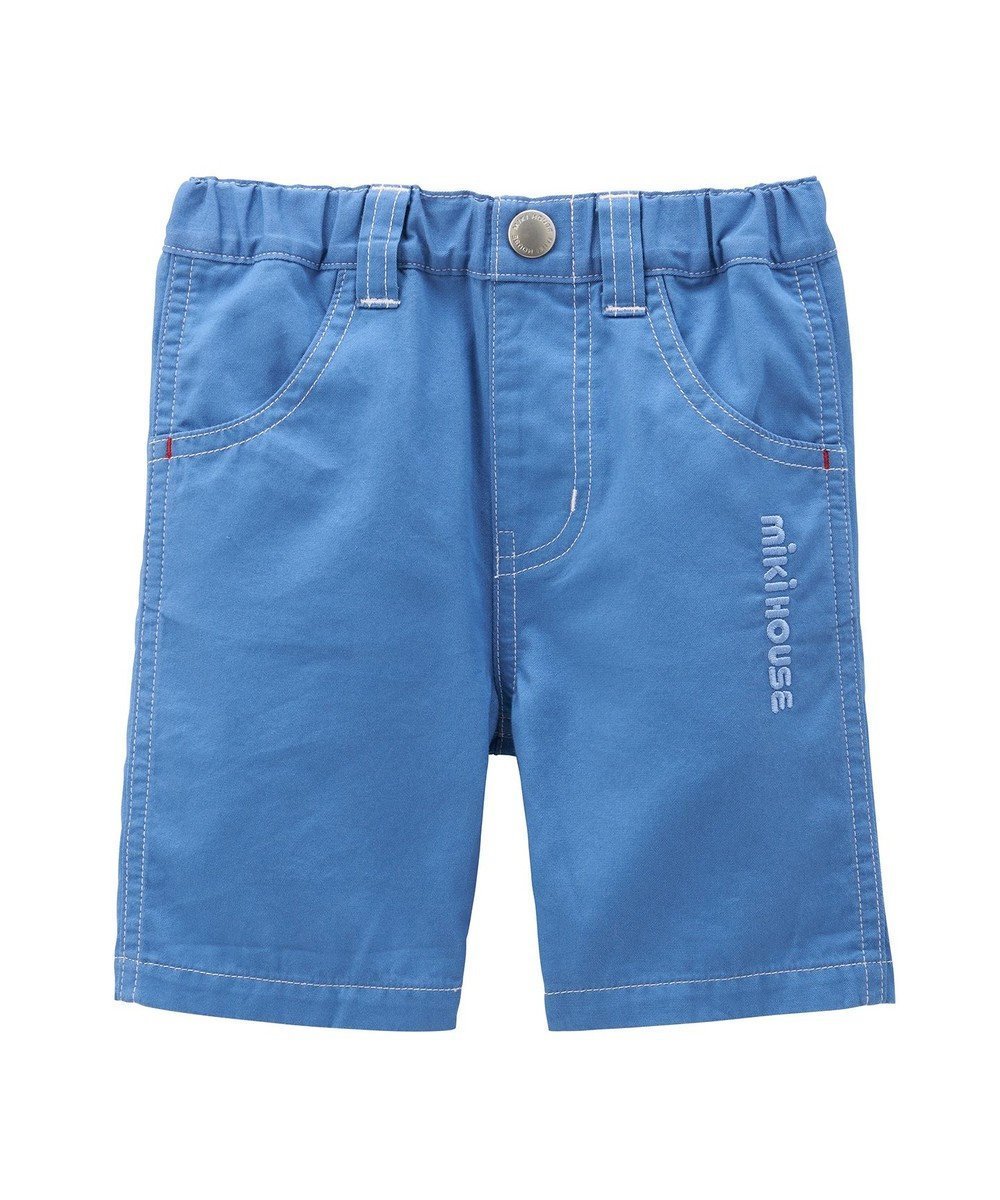 【ミキハウスホットビスケッツ/MIKI HOUSE HOT BISCUITS / KIDS】の【ミキハウス】【80-130cm】6分丈パンツ インテリア・キッズ・メンズ・レディースファッション・服の通販 founy(ファニー) 　ファッション　Fashion　キッズファッション　KIDS Children’s Clothing　ボトムス　Bottoms/Kids　カラフル　Colorful　ツイル　Twill　ポケット　Pocket　再入荷　Restock/Back In Stock/Re Arrival　夏　Summer　春　Spring　S/S・春夏　Ss・Spring/Summer　ストームブルー|ID: prp329100004535160 ipo3291000000032439353