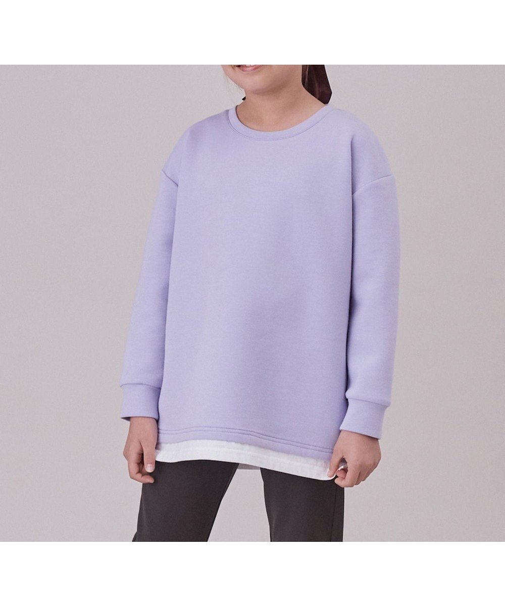 【アンフィーロ/UNFILO / KIDS】の【110-150cm】BEAUTY FORM JERSEY スウェット(UNISEX) インテリア・キッズ・メンズ・レディースファッション・服の通販 founy(ファニー) 　ファッション　Fashion　キッズファッション　Fashion for Kids　トップス・カットソー　Cut & Sew Tops　ユニセックス　Unisex, Genderless　スウェット / スエット　Sweatshirt, Sweatwear　トレンド　Trend, Trending Now　フォルム　Silhouette, Form　A/W・秋冬　Autumn/Winter　ラベンダー|ID: prp329100004535166 ipo3291000000035707127