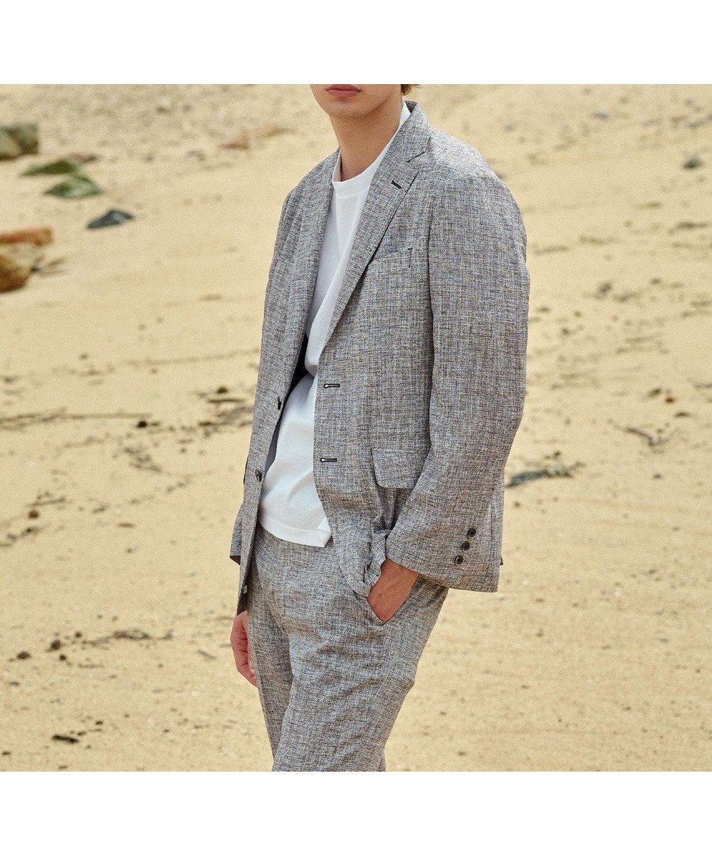 【ジョセフ アブード/JOSEPH ABBOUD / MEN】の清涼感【弱撥水/イージーケア/軽量/ストレッチ】クールピケ ジャケット 人気、トレンドファッション・服の通販 founy(ファニー) 　ファッション　Fashion　メンズファッション　MEN　アウター　Coats Outerwear/Men　テーラードジャケット　Tailored Jackets　ウォッシャブル　Washable　春　Spring　吸水　Water Absorption　軽量　Lightweight　シンプル　Simple　ジャケット　Jacket　スタイリッシュ　Stylish　ストレッチ　Stretch　スマート　Smart　スラックス　Slacks　セットアップ　Set Up　テーラード　Tailored　デニム　Denim　プリント　Print　ポケット　Pocket　ミックス　Mix　リラックス　Relax　S/S・春夏　Ss・Spring/Summer　再入荷　Restock/Back In Stock/Re Arrival　おすすめ　Recommend　夏　Summer　エレガント 上品　Elegant　ビジネス 仕事 通勤　Business　 other-1|ID: prp329100004535168 ipo3291000000032220518