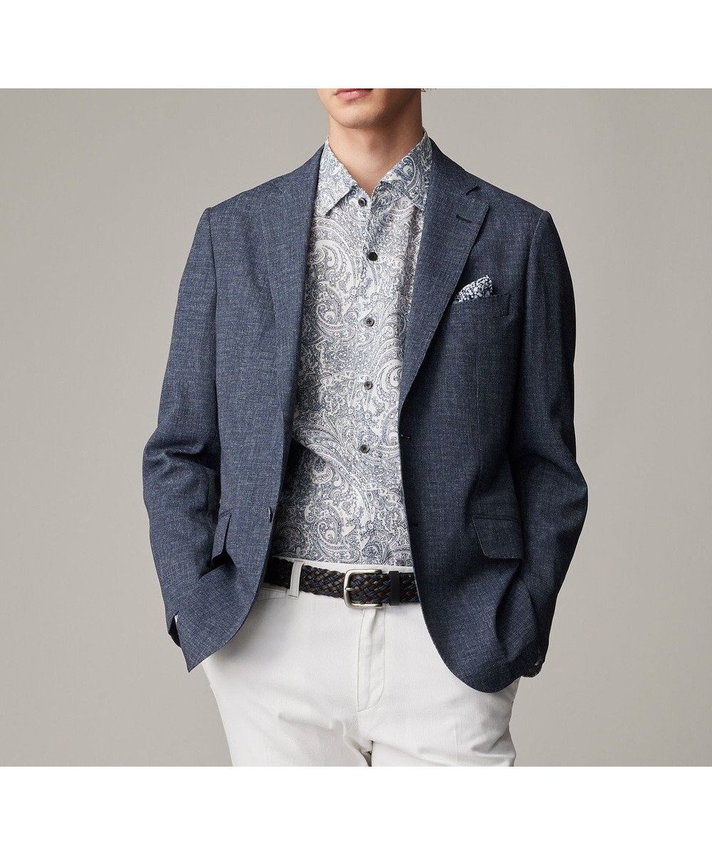 【ジョセフ アブード/JOSEPH ABBOUD / MEN】の清涼感【弱撥水/イージーケア/軽量/ストレッチ】クールピケ ジャケット インテリア・キッズ・メンズ・レディースファッション・服の通販 founy(ファニー) 　ファッション　Fashion　メンズファッション　MEN　アウター　Coats Outerwear/Men　テーラードジャケット　Tailored Jackets　ウォッシャブル　Washable　春　Spring　吸水　Water Absorption　軽量　Lightweight　シンプル　Simple　ジャケット　Jacket　スタイリッシュ　Stylish　ストレッチ　Stretch　スマート　Smart　スラックス　Slacks　セットアップ　Set Up　テーラード　Tailored　デニム　Denim　プリント　Print　ポケット　Pocket　ミックス　Mix　リラックス　Relax　S/S・春夏　Ss・Spring/Summer　再入荷　Restock/Back In Stock/Re Arrival　おすすめ　Recommend　夏　Summer　エレガント 上品　Elegant　ビジネス 仕事 通勤　Business　ダルブルー系|ID: prp329100004535168 ipo3291000000032220521