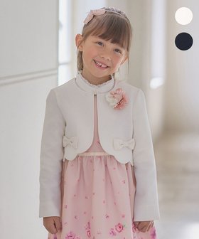 【エニファム/any FAM / KIDS】のグログラン リボン ジャケット 人気、トレンドファッション・服の通販 founy(ファニー) ファッション Fashion キッズファッション KIDS アウター Coat Outerwear /Kids 春 Spring 洗える Washable グログラン Grosgrain ショート Short ジャケット Jacket スカラップ Scalloped 定番 Standard 人気 Popularity ボレロ Bolero ポケット Pocket リボン Ribbon レース Race S/S・春夏 Ss・Spring/Summer 夏 Summer エレガント 上品 Elegant セレモニー Ceremony |ID:prp329100004535171