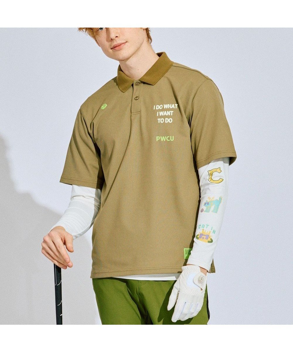 【ピーダブリュサーキュラス/PW CIRCULUS / MEN】の【UV遮蔽率90% UVカット / 速乾 / ストレッチ】【MEN】NEW ベーシックポロ インテリア・キッズ・メンズ・レディースファッション・服の通販 founy(ファニー) 　ファッション　Fashion　メンズファッション　MEN　トップス・カットソー　Tops/Tshirt/Men　シャツ　Shirts　ポロシャツ　Polo Shirts　クール　Cool　グラフィック　Graphic　ストレッチ　Stretch　トレンド　Trend　ベーシック　Basic　ポロシャツ　Polo Shirt　吸水　Water Absorption　夏　Summer　春　Spring　S/S・春夏　Ss・Spring/Summer　カーキ系|ID: prp329100004535183 ipo3291000000032166769