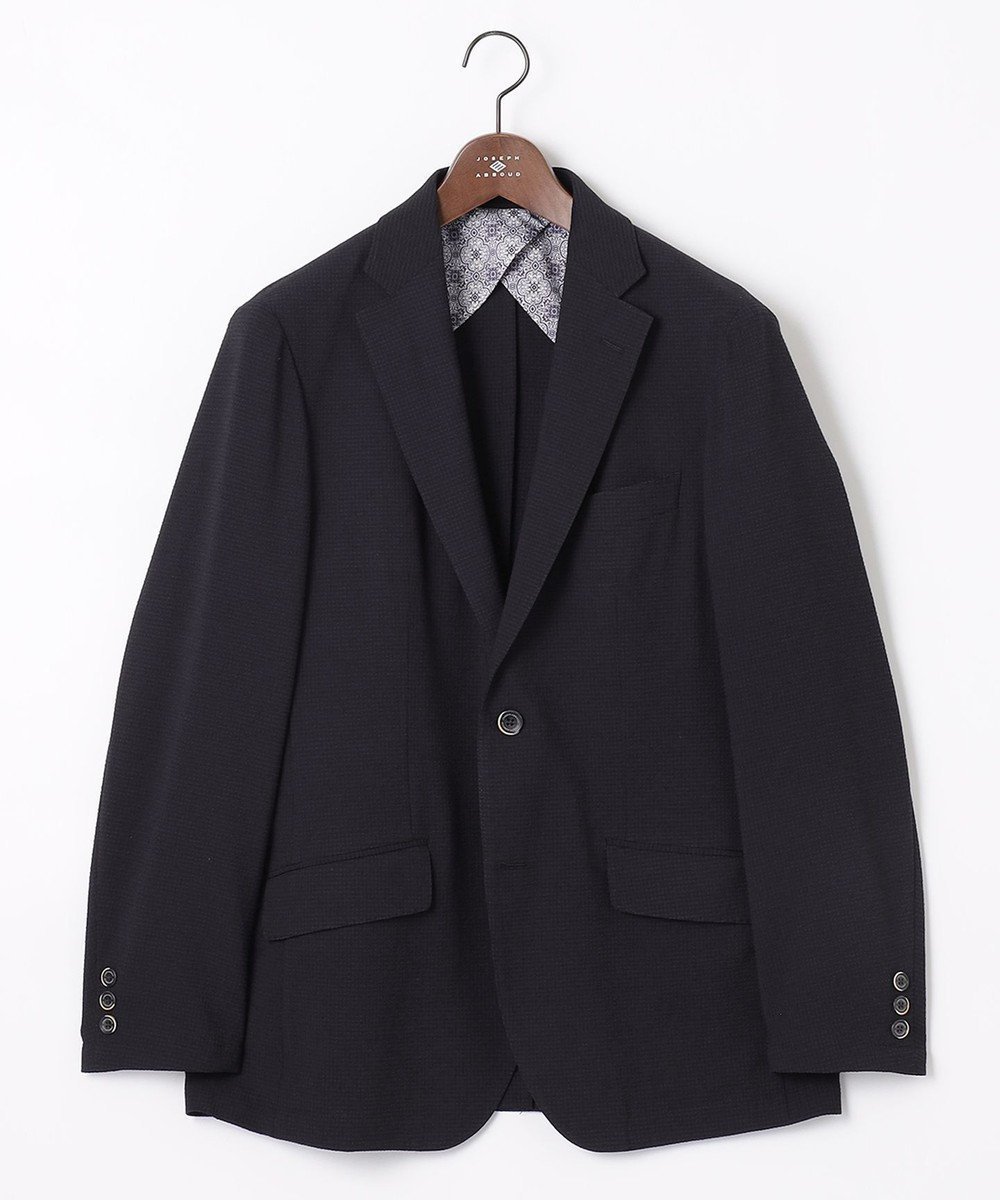 【ジョセフ アブード/JOSEPH ABBOUD / MEN】の【驚きの多機能】】ドライサッカージャケット インテリア・キッズ・メンズ・レディースファッション・服の通販 founy(ファニー) 　ファッション　Fashion　メンズファッション　Men's Style Online　アウター　Coats Outerwear/Men　テーラードジャケット　Tailored Jackets　ウォッシャブル　Washable　春　Spring　抗菌　Antibacterial　ジャケット　Jacket　ストレッチ　Stretch　セットアップ　Set Up　チェック　Check　ドレープ　Drape　プリント　Print　ポケット　Pocket　メランジ　Melange　S/S・春夏　Ss・Spring/Summer　夏　Summer　ネイビー系|ID: prp329100004535191 ipo3291000000032675235