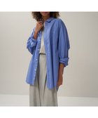 【エイトン/ATON】のSUVIN BROAD ウォッシュドシャツ - UNISEX SAX|ID: prp329100004535198 ipo3291000000032050094