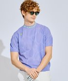 【ピーダブリュサーキュラス/PW CIRCULUS / MEN】の【手洗い可能】【MEN】アニマルドットニットモック ゴルフ パープル系|ID: prp329100004535200 ipo3291000000034322134