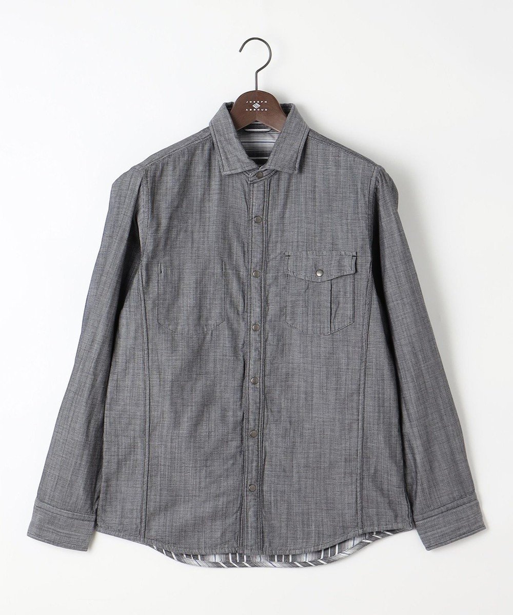 【ジョセフ アブード/JOSEPH ABBOUD / MEN】の【2WAY】リバーシブル シャツ 人気、トレンドファッション・服の通販 founy(ファニー) 　ファッション　Fashion　メンズファッション　MEN　トップス・カットソー　Tops/Tshirt/Men　シャツ　Shirts　シャンブレー　Chambray　ストライプ　Stripe　ドット　Dot　パターン　Pattern　リバーシブル　Reversible　ワイヤー　Wire　夏　Summer　定番　Standard　春　Spring　S/S・春夏　Ss・Spring/Summer　無地　Plain Color　 other-1|ID: prp329100004535206 ipo3291000000032125807