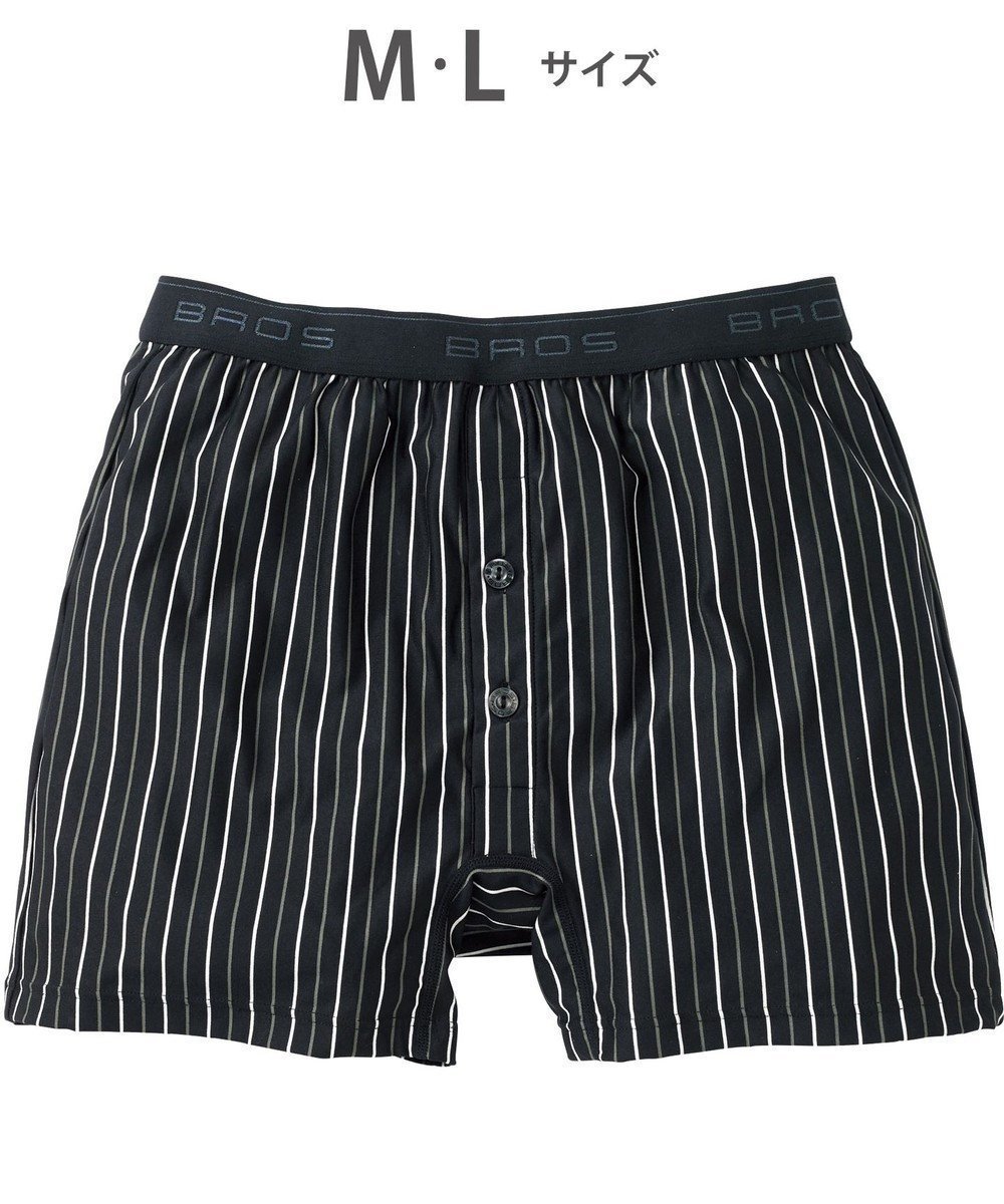 【ワコール/Wacoal / MEN】のトランクス しめつけすぎずダブつかない ストレッチ素材 前開き 下着 メンズ GT4111 /ブロス バイ ワコールメン インテリア・キッズ・メンズ・レディースファッション・服の通販 founy(ファニー) 　ファッション　Fashion　メンズファッション　MEN　アンダー　Under　ストライプ　Stripe　ストレッチ　Stretch　スリム　Slim　フラット　Flat　メンズ　Mens　再入荷　Restock/Back In Stock/Re Arrival　ブラック|ID: prp329100004535207 ipo3291000000032296870