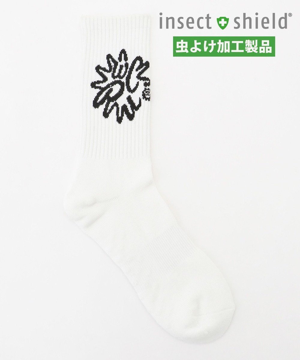 【ピーダブリュサーキュラス/PW CIRCULUS / MEN】の【虫よけ加工】【MEN】サークルロゴ ミドルソックス 人気、トレンドファッション・服の通販 founy(ファニー) 　ファッション　Fashion　メンズファッション　MEN　シューズ・靴　Shoes/Men　クール　Cool　サークル　Circle　ソックス　Socks　フィット　Fit　ミドル　Middle　夏　Summer　ゴルフ　Golf　2025年　2025　2025春夏・S/S　Ss,Spring/Summer,2025　 other-1|ID: prp329100004535211 ipo3291000000032050162