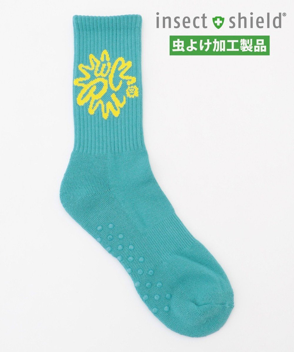 【ピーダブリュサーキュラス/PW CIRCULUS / MEN】の【虫よけ加工】【MEN】サークルロゴ ミドルソックス インテリア・キッズ・メンズ・レディースファッション・服の通販 founy(ファニー) 　ファッション　Fashion　メンズファッション　MEN　シューズ・靴　Shoes/Men　クール　Cool　サークル　Circle　ソックス　Socks　フィット　Fit　ミドル　Middle　夏　Summer　ゴルフ　Golf　2025年　2025　2025春夏・S/S　Ss,Spring/Summer,2025　ブルー系|ID: prp329100004535211 ipo3291000000032050166