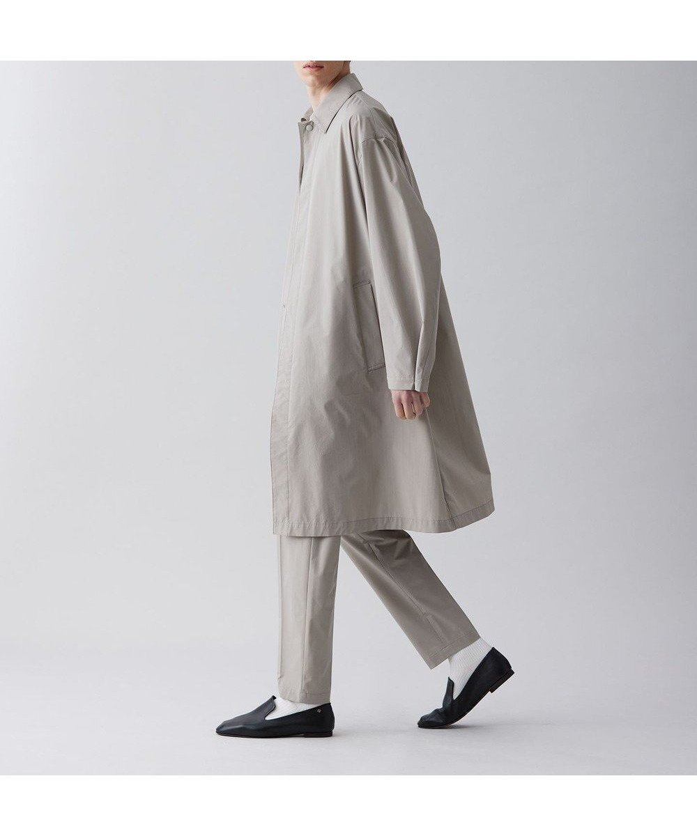 【アンフィーロ/UNFILO / MEN】の【新色追加】FINE MOVE ステンカラー コート 23年秋冬商品 インテリア・キッズ・メンズ・レディースファッション・服の通販 founy(ファニー) 　ファッション　Fashion　メンズファッション　MEN　アウター　Coats Outerwear/Men　軽量　Lightweight　ジャケット　Jacket　ストレッチ　Stretch　雑誌　Magazine　トレンド　Trend　ポケット　Pocket　リラックス　Relax　A/W・秋冬　Aw・Autumn/Winter・Fw・Fall-Winter　再入荷　Restock/Back In Stock/Re Arrival　エレガント 上品　Elegant　ベージュ|ID: prp329100004535217 ipo3291000000032050195