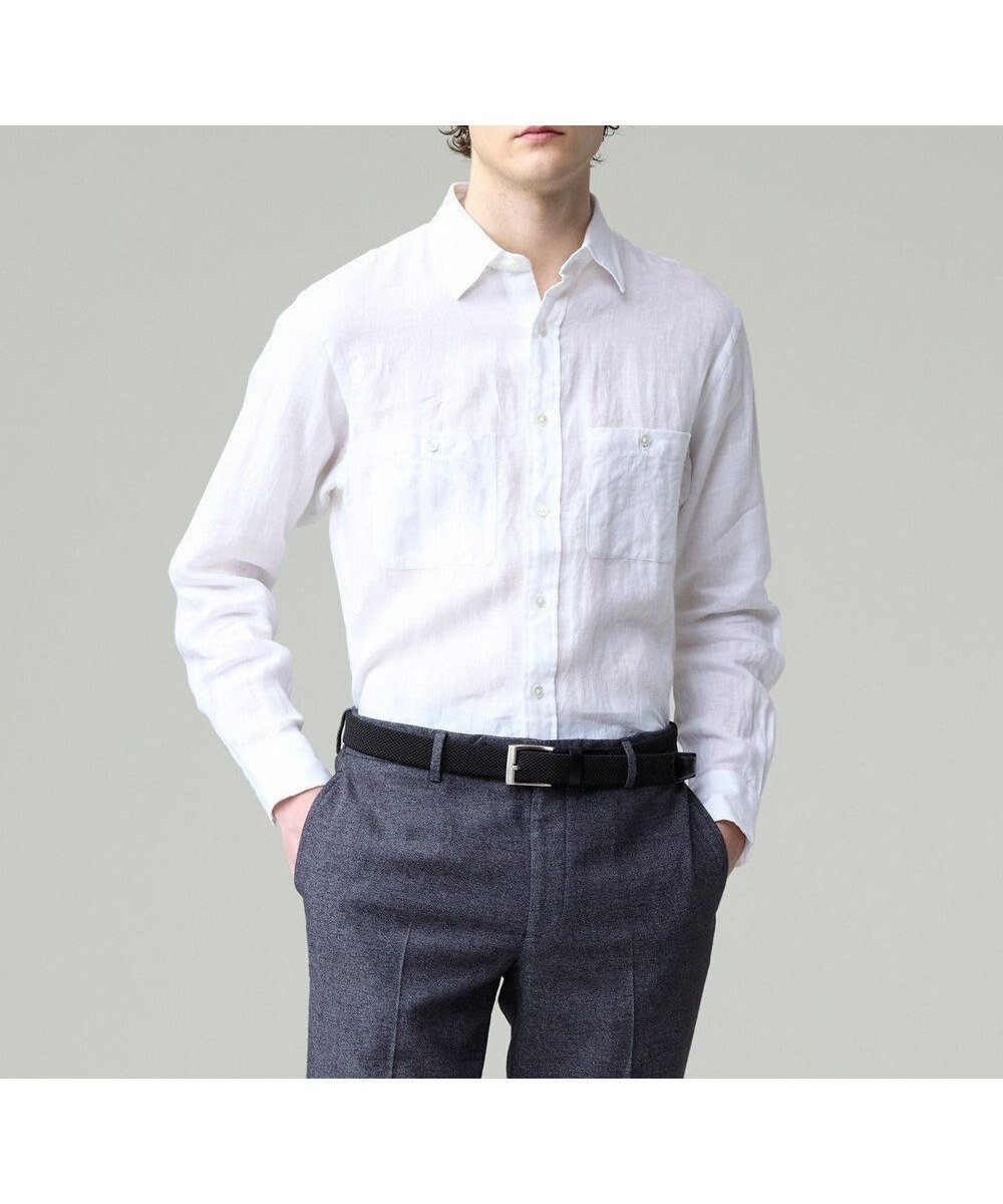 【ジェイ プレス/J.PRESS / MEN】の【洗える】リネントロピカル シャツ / レギュラー インテリア・キッズ・メンズ・レディースファッション・服の通販 founy(ファニー) 　ファッション　Fashion　メンズファッション　Men's Style Online　トップス・カットソー　Tops/Tshirt/Men　シャツ　Shirts　インナー　Inner　春　Spring　洗える　Washable　ドレス　Dress　バランス　Balance　パターン　Pattern　ベーシック　Basic　羽織　Haori　メンズ　Mens　リゾート　Resort　リネン　Linen　レギュラー　Regular　S/S・春夏　Ss・Spring/Summer　おすすめ　Recommend　夏　Summer　エレガント 上品　Elegant　ホワイト系|ID: prp329100004535224 ipo3291000000032662511