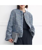 【自由区/JIYU-KU】の【カタログ掲載】GIOLICAファンシーツイード ジャケット 人気、トレンドファッション・服の通販 founy(ファニー) ファッション Fashion レディースファッション WOMEN アウター Coat Outerwear ジャケット Jackets ノーカラージャケット No Collar Leather Jackets イタリア Italy カーディガン Cardigan グログラン Grosgrain コレクション Collection ジャケット Jacket ツイード Tweed フリンジ Fringe ラグジュアリー Luxury リラックス Relax 別注 Special Order 夏 Summer 春 Spring S/S・春夏 Ss・Spring/Summer thumbnail ブルー|ID: prp329100004535245 ipo3291000000032221376
