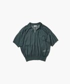 【エイトン/ATON】のCOMPACT COTTON スキッパーポロセーター GREEN|ID: prp329100004535253 ipo3291000000032050479