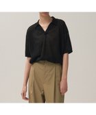 【エイトン/ATON】のCOMPACT COTTON スキッパーポロセーター 人気、トレンドファッション・服の通販 founy(ファニー) ファッション Fashion レディースファッション WOMEN トップス・カットソー Tops/Tshirt ニット Knit Tops シルク Silk ジャージー Jersey セーター Sweater ボトム Bottom ラグジュアリー Luxury リネン Linen リラックス Relax ワイド Wide 夏 Summer 春 Spring S/S・春夏 Ss・Spring/Summer thumbnail BLACK|ID: prp329100004535253 ipo3291000000032281149