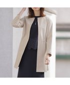 【ジェイ プレス/J.PRESS】の【洗える・撥水】ドライツイルストレッチ ノーカラー コート ベージュ系|ID: prp329100004535259 ipo3291000000033552130