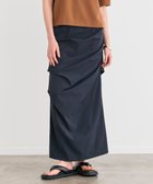 【ベイジ,/BEIGE,】の【洗える】YANN / サイドタックIラインロングスカート Black|ID: prp329100004535272 ipo3291000000032050562