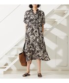 【自由区/JIYU-KU】の【洗える】モノトーンフラワープリント ワンピース 人気、トレンドファッション・服の通販 founy(ファニー) ファッション Fashion レディースファッション Fashion for Women ワンピース Dresses サテン Satin, Glossy Fabric シアー Sheer, See-Through シルク Silk, 100% Silk ドレープ Drape, Draping Fabric プリント Print, Printed Pattern モダン Modern, Contemporary リラックス Relax, Relaxed Fit レース Lace, Lace Fabric エレガント 上品 Elegant 夏 Summer 春 Spring S/S・春夏 SS, Spring/Summer, Warm Season 洗える Machine Washable 無地 Plain, Solid Color thumbnail オフxブラック|ID: prp329100004535274 ipo3291000000035175181