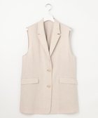 【自由区/JIYU-KU】の【セットアップ対応・洗える】LIPストレッチテーラード ジレ フラックス|ID: prp329100004535276 ipo3291000000033833048