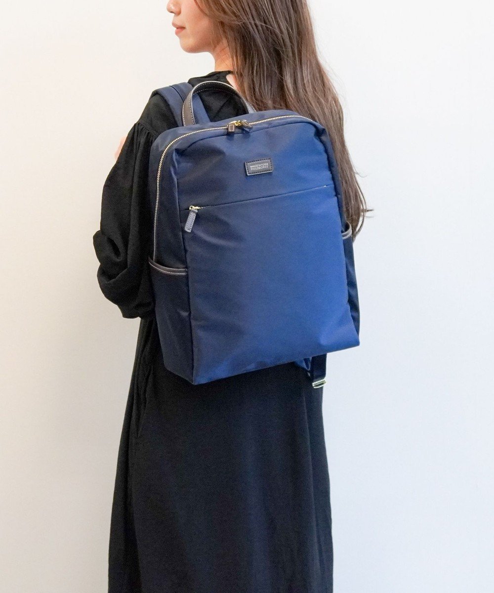 【エースバッグズアンドラゲッジ/ACE BAGS & LUGGAGE】のMACKINTOSH PHILOSOPHY アメリア2 リュックサック 68095 マッキントッシュフィロソフィー インテリア・キッズ・メンズ・レディースファッション・服の通販 founy(ファニー) 　ファッション　Fashion　レディースファッション　WOMEN　バッグ　Bag　シンプル　Simple　スリム　Slim　トラベル　Travel　フロント　Front　ポケット　Pocket　リュック　Ruck Sack　おすすめ　Recommend　エレガント 上品　Elegant　ビジネス 仕事 通勤　Business　ネイビー|ID: prp329100004535300 ipo3291000000032050706