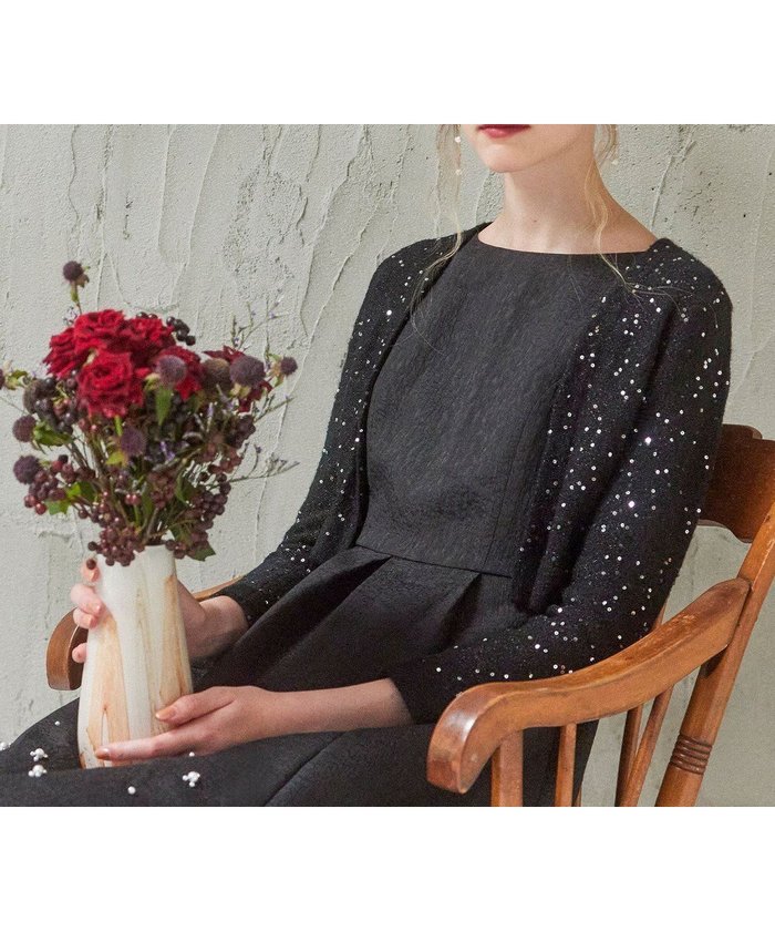 【トッカ/TOCCA】のSNOW STORM KNIT ボレロ インテリア・キッズ・メンズ・レディースファッション・服の通販 founy(ファニー) https://founy.com/ ファッション Fashion レディースファッション Fashion for Women アウター Coat / Outerwear Collection ボレロ・ショート丈ジャケット / ドレス羽織りに Boleros & Short Jackets トップス・カットソー Cut & Sew Tops ニット Knit Tops & Sweaters 2024年 2024 2024-2025秋冬・A/W Autumn/Winter 2024–25 AW24–25 冬 Winter / This Winter スパンコール Sequins, Sequin Embellishment トレンド Trend, Trending Now ドレス Dress, One-Piece パーティ Party, Party Style フェミニン Feminine, Girly ボレロ Bolero, Short Cardigan A/W・秋冬 Autumn/Winter |ID: prp329100004535301 ipo3291000000036278518