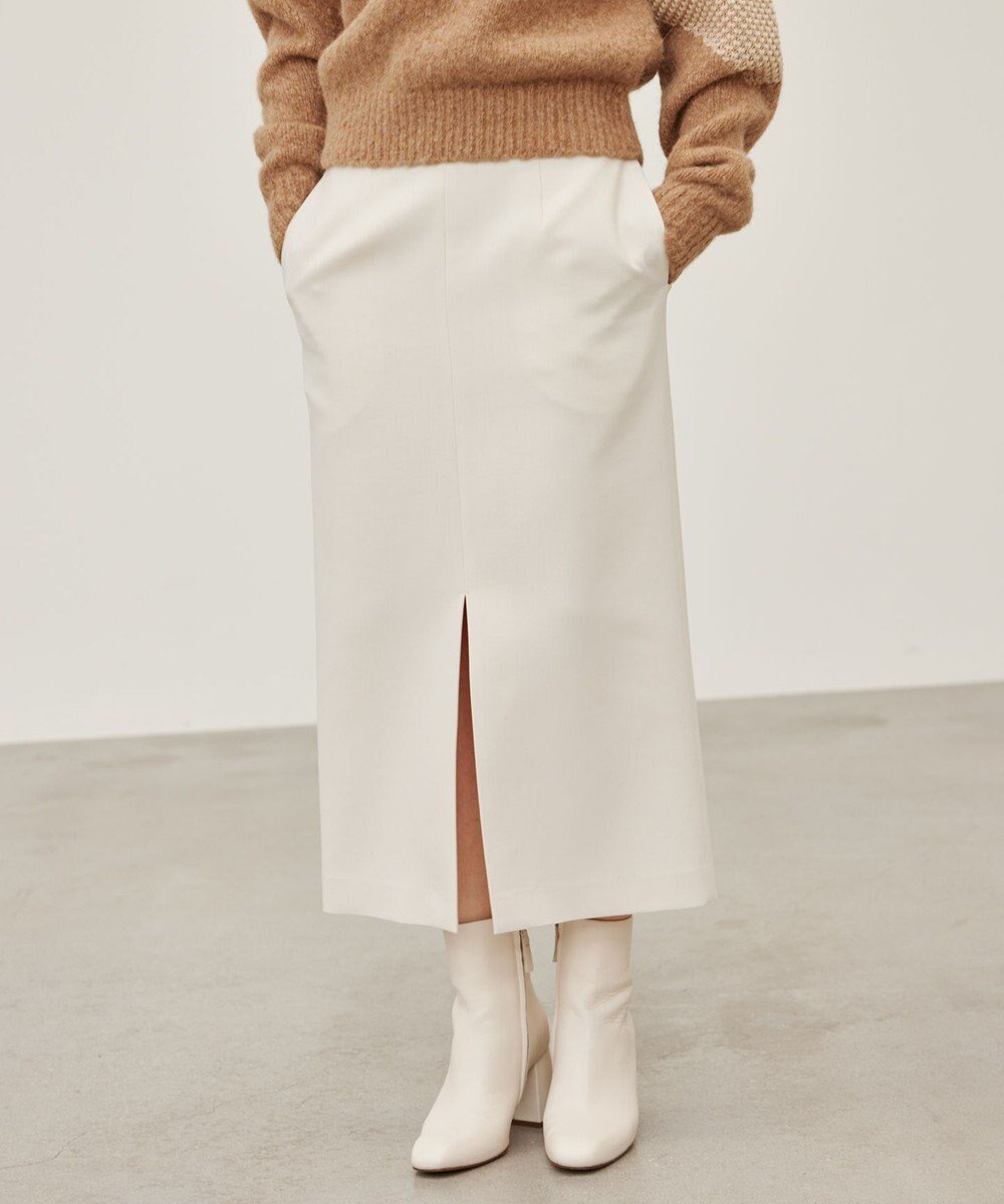 【ベイジ,/BEIGE,】の【Precious 2月号掲載】LAC / 2WAYストレッチIラインスカート インテリア・キッズ・メンズ・レディースファッション・服の通販 founy(ファニー) 　雑誌掲載アイテム　Magazine Items　ファッション雑誌　Fashion Magazines　プレシャス　Precious　ファッション　Fashion　レディースファッション　WOMEN　スカート　Skirt　2月号　February Issue　ストレッチ　Stretch　スリット　Slit　フロント　Front　ロング　Long　ビジネス 仕事 通勤　Business　A/W・秋冬　Aw・Autumn/Winter・Fw・Fall-Winter　雑誌　Magazine　Ecru|ID: prp329100004535305 ipo3291000000032050727