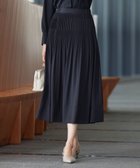 【自由区/JIYU-KU】の【セットアップ対応・洗える】ライトサテンプリーツ スカート ネイビー|ID: prp329100004535309 ipo3291000000033846320