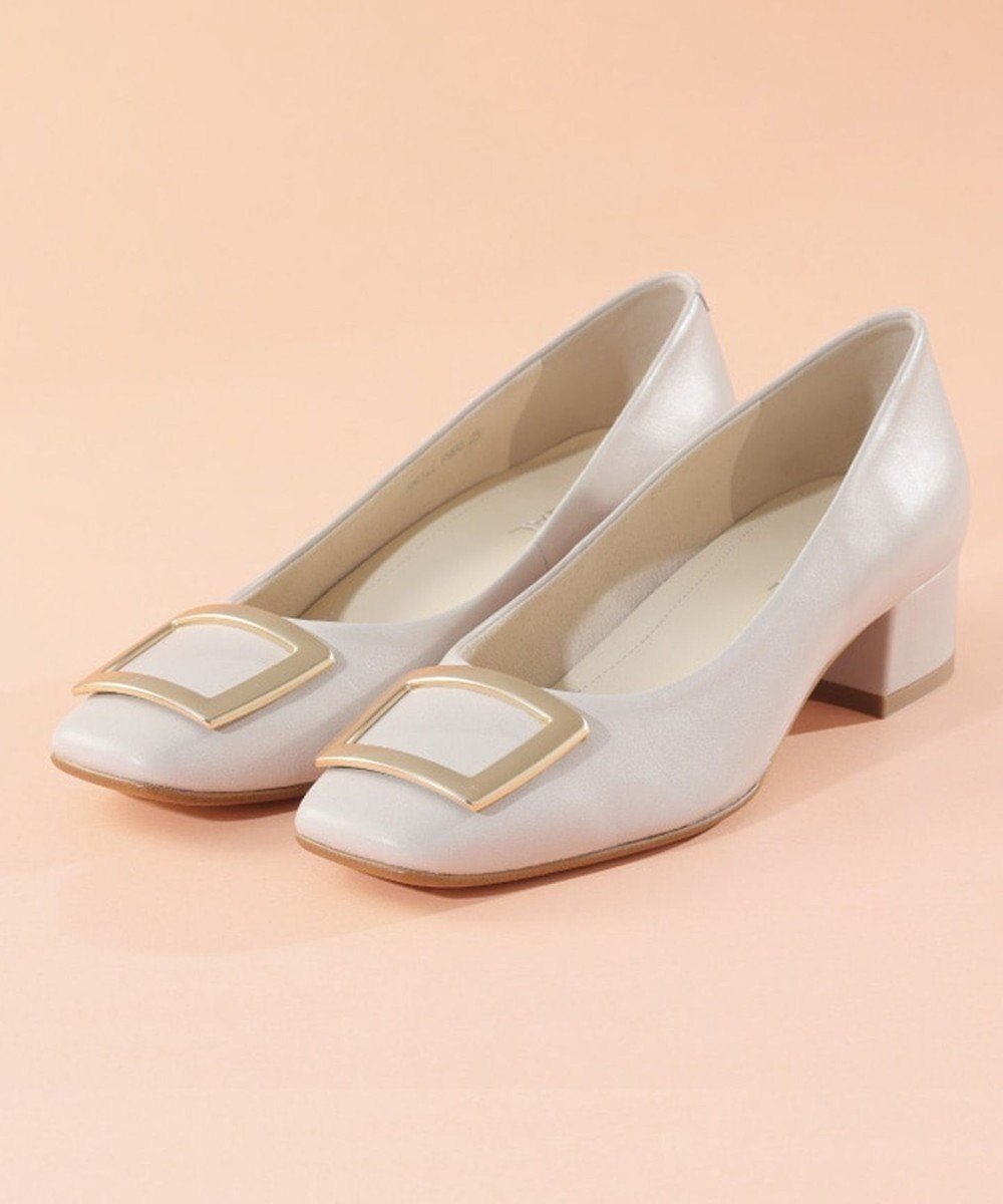 【リーガル フットコミュニティ/REGAL FOOT COMMUNITY】の【リーガルレディース】F89Q バックル付きスクエアパンプス パンプス インテリア・キッズ・メンズ・レディースファッション・服の通販 founy(ファニー)  ファッション Fashion レディースファッション Fashion for Women バッグ Bags クッション Cushion, Throw Pillow スクエア Square, Square Shape フィット Fit, Slim Fit モダン Modern, Contemporary ラベンダー Lavender アイボリー|ID: prp329100004535316 ipo3291000000033630195