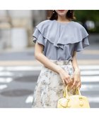 【エニィ スィス/any SiS】の【接触冷感・吸水速乾・UVカット】サラキレイ フリル ブラウス 人気、トレンドファッション・服の通販 founy(ファニー) ファッション Fashion レディースファッション WOMEN トップス・カットソー Tops/Tshirt シャツ/ブラウス Shirts/Blouses 春 Spring 吸水 Water Absorption スキッパー Skipper ストレッチ Stretch スリット Slit スリーブ Sleeve セットアップ Set Up デコルテ Decolletage フリル Frills フレア Flare フレンチ French ボトム Bottom ワイド Wide S/S・春夏 Ss・Spring/Summer おすすめ Recommend 夏 Summer エレガント 上品 Elegant NEW・新作・新着・新入荷 New Arrivals thumbnail ライトブルー|ID: prp329100004535322 ipo3291000000032284940
