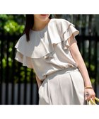 【エニィ スィス/any SiS】の【接触冷感・吸水速乾・UVカット】サラキレイ フリル ブラウス 人気、トレンドファッション・服の通販 founy(ファニー) ファッション Fashion レディースファッション Fashion for Women トップス・カットソー Cut & Sew Tops シャツ・ブラウス・オフィスカジュアル Elegant Blouses & Button-Ups 春 Spring 吸水 Absorbent, Quick-Dry スキッパー Skipper, Open Collar ストレッチ Stretch, Stretchy Fabric スリット Slit, Slit Detail スリーブ Sleeve, Long Sleeve / Short Sleeve セットアップ Set-Up, Coordinated Outfit デコルテ Décolleté, Neckline フリル Frill, Ruffle フレア Flare, Flared フレンチ French, French Style ボトム Bottoms, Lower Wear ワイド Wide, Wide Fit S/S・春夏 SS, Spring/Summer, Warm Season 再入荷 Restock / Back in Stock おすすめ Recommended / Our Picks 夏 Summer エレガント 上品 Elegant 新作・新入荷 New Arrivals / New In thumbnail アイボリー|ID: prp329100004535322 ipo3291000000033310746
