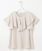 【エニィ スィス/any SiS】の【接触冷感・吸水速乾・UVカット】サラキレイ フリル ブラウス アイボリー|ID: prp329100004535322 ipo3291000000034924785