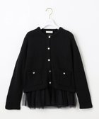 【エニィ スィス/any SiS】の【2SET】チュールインナー ツイン 人気、トレンドファッション・服の通販 founy(ファニー) ファッション Fashion レディースファッション WOMEN トップス・カットソー Tops/Tshirt アンサンブル Knit Ensemble アクリル Acrylic アンサンブル Ensemble インナー Inner カーディガン Cardigan ストレッチ Stretch ダウン Down チュール Tulle デニム Denim フェミニン Feminine ベーシック Basic ペプラム Peplum ボトム Bottom エレガント 上品 Elegant A/W・秋冬 Aw・Autumn/Winter・Fw・Fall-Winter thumbnail ブラック|ID: prp329100004535328 ipo3291000000032050826