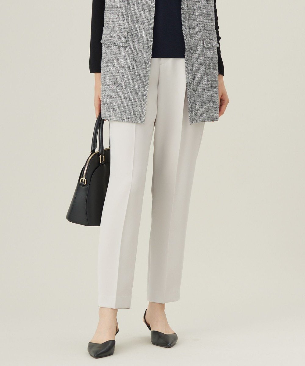 【自由区/JIYU-KU】の【カタログ掲載・セットアップ対応】トリアセダブルクロステーパード パンツ インテリア・キッズ・メンズ・レディースファッション・服の通販 founy(ファニー) 　ファッション　Fashion　レディースファッション　Fashion for Women　セットアップ　Matching Sets　レディースパンツ・ボトムス　Pants & Trousers / Bottoms　おすすめ　Recommended / Our Picks　ジャケット　Jacket, Outerwear　ストレッチ　Stretch, Stretchy Fabric　セットアップ　Set-Up, Coordinated Outfit　セレモニー　Ceremony　フォルム　Silhouette, Form　夏　Summer　S/S・春夏　SS, Spring/Summer, Warm Season　A/W・秋冬　Autumn/Winter　ビジネス 仕事 通勤　Business / Work / Commuting　ベージュ|ID: prp329100004535337 ipo3291000000033570301