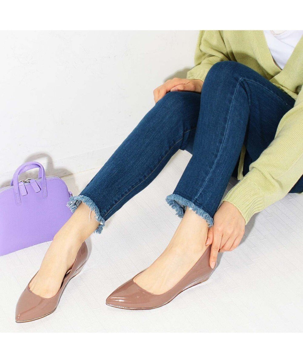 【モード エ ジャコモ/MODE ET JACOMO】のMODE ET JACOMO 【全天候対応】ポインテッドウェッジソールレインパンプス 人気、トレンドファッション・服の通販 founy(ファニー) 　ファッション　Fashion　レディースファッション　WOMEN　エナメル　Enamel　クール　Cool　シューズ　Shoes　スエード　Suede　ポインテッド　Pointed　ライニング　Lining　レイン　Rain　おすすめ　Recommend　日本製　Made In Japan　 other-1|ID: prp329100004535341 ipo3291000000032130433