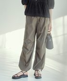 【23区/NIJYUSANKU】の【SLOW/好評につき新色追加】ミリタリーストレッチタフタ カーゴパンツ カーキ系|ID: prp329100004535346 ipo3291000000032540955