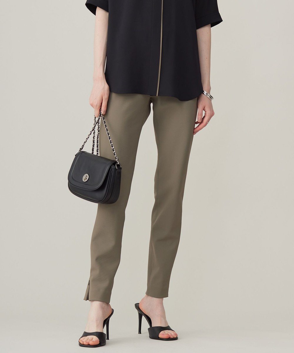 【アイシービー/iCB】の【洗える】 テックストレッチ レギンスパンツ インテリア・キッズ・メンズ・レディースファッション・服の通販 founy(ファニー) 　ファッション　Fashion　レディースファッション　Fashion for Women　パンツ　Pants & Trousers　レギンス　Leggings & Stretch Pants　2024年　2024　2024-2025秋冬・A/W　Autumn/Winter 2024–25 AW24–25　おすすめ　Recommended / Our Picks　ストレッチ　Stretch, Stretchy Fabric　スリット　Slit, Slit Detail　ボトム　Bottoms, Lower Wear　レギンス　Leggings, Stretch Pants　洗える　Machine Washable　A/W・秋冬　Autumn/Winter　スレートカーキ系|ID: prp329100004535347 ipo3291000000033682118