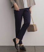 【ジェイ プレス/J.PRESS】の【洗える】T/Rアルガンシルク テーパード パンツ ネイビー系|ID: prp329100004535367 ipo3291000000033463989
