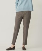 【ジェイ プレス/J.PRESS】の【洗える】T/Rアルガンシルク テーパード パンツ ブラウン系|ID: prp329100004535367 ipo3291000000033463990