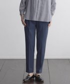 【ジェイ プレス/J.PRESS】の【洗える】T/Rアルガンシルク テーパード パンツ ダルブルー系|ID: prp329100004535367 ipo3291000000033604037