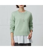 【ジェイ プレス/J.PRESS】の【洗える】Reeves Shine クルーネック ニット グリーン系|ID: prp329100004535371 ipo3291000000032651519